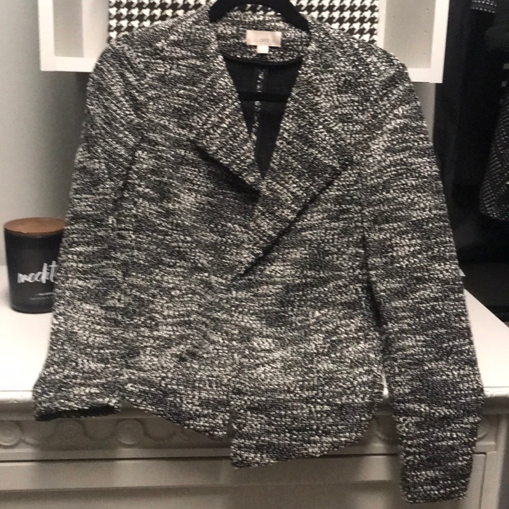 Loft blazer/jacket SP black and white speckled